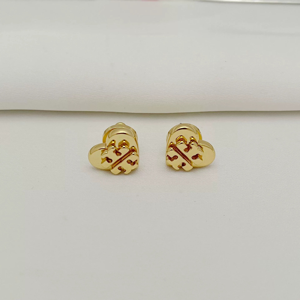 Tory Burch Heart Shape Letter Vintage Earrings